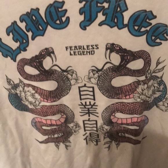 Fearless Legend Striking Cobra Japanese Martial Arts Live Free T shirt Dope!! - Picture 3 of 7